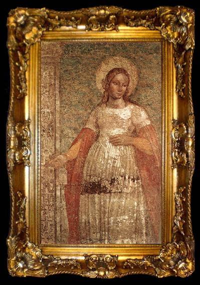 framed  BORGOGNONE, Ambrogio St Agnes gyt, ta009-2